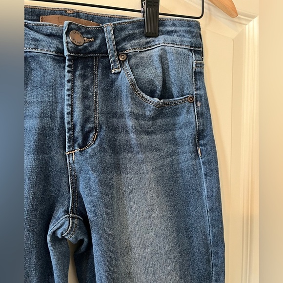 Leith Medium Wash Distressed Ankle Jeans Women’s Size 24 - Picture 6 of 15